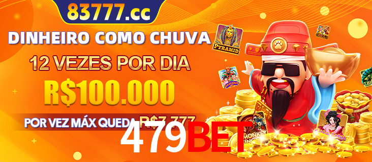 Banner do programa de recompensas Recomende para amigos do 479BET, detalhando os bônus por convidar amigos, com prêmios que chegam a R$288.888.