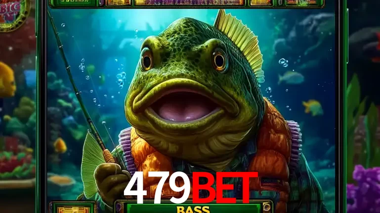 Personagem de peixe pescador do popular jogo de slot com tema de pescaria, uma das emocionantes opções de caça-níqueis para jogar e ganhar no cassino 479BET.